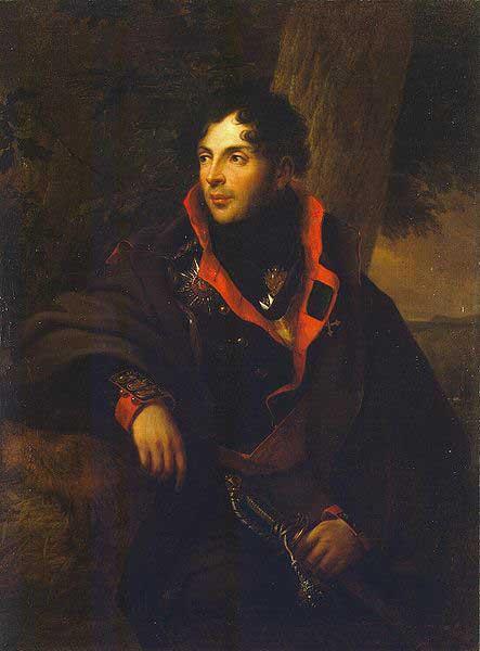 Friedrich Georg Weitsch Portrait of Nikolay Kamensky (1776-1811), Russian general, oil painting